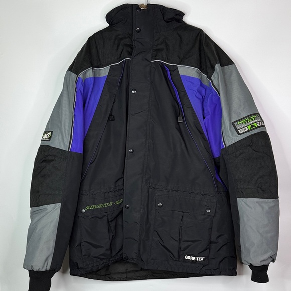MEASUREMENTS Arctic Cat Gore-Tex 3-in-1 Black Purple Jacket Size XXL - Picture 1 of 15